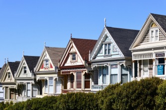 The famous "Painted Ladies" at Alamo Square Park were just a few blocks from our San Francisco hotel.