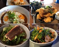 Some of the food we enjoyed on the Sunshine Coast. Our favorite restaurants there were Lunitas Mexican, Drift Cafe, Wobbly Canoe, and The Basted Baker.